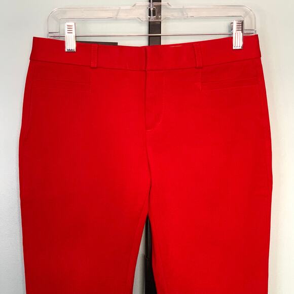NWT Banana Republic Factory Red Sloan Fit Pants Size 2 - Picture 3 of 8
